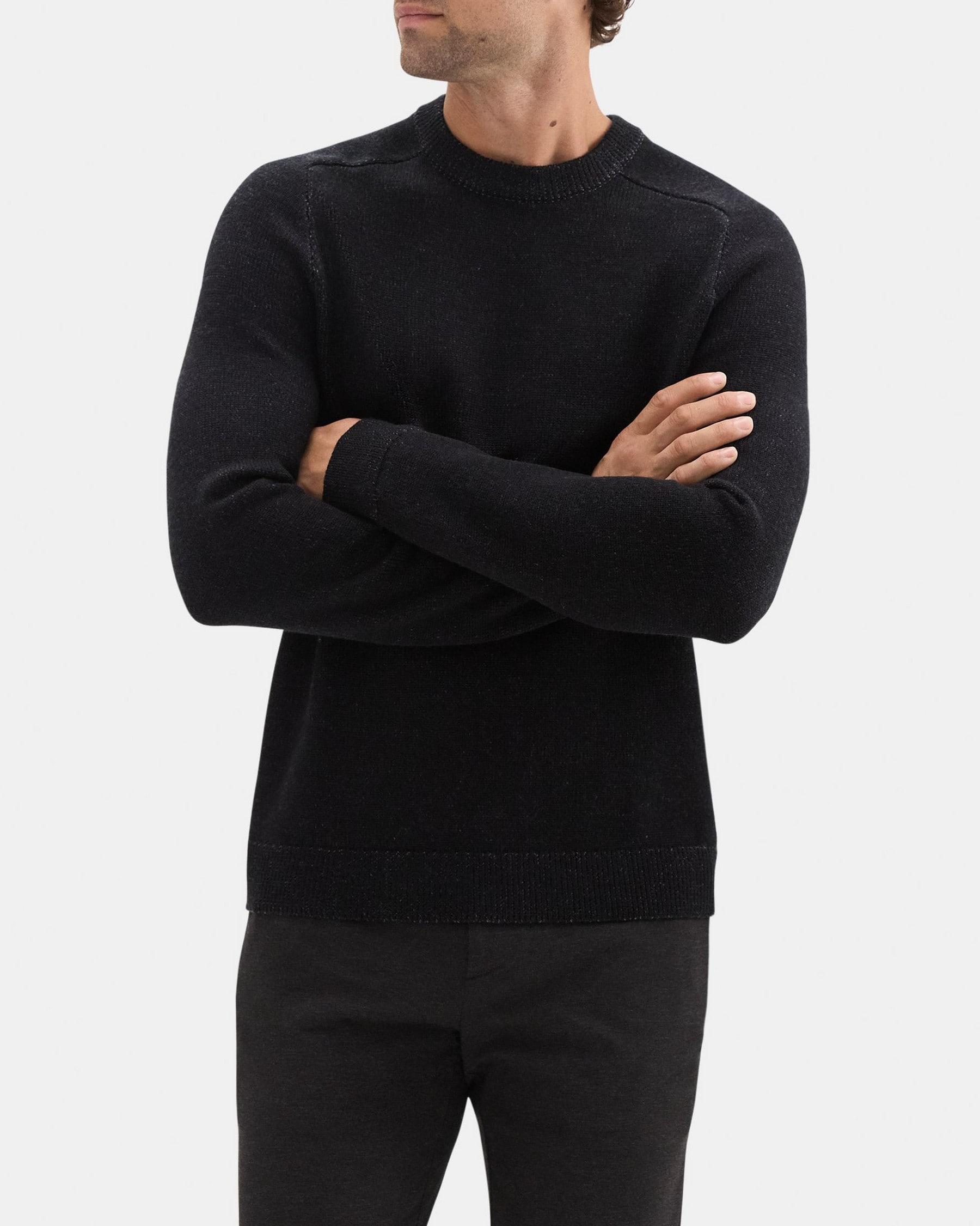 Crewneck Sweater in Merino Wool Product Image