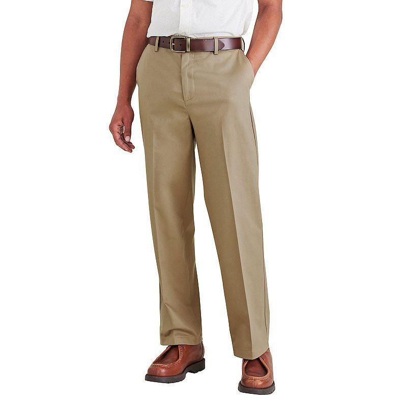 Mens Dockers Signature Iron Free Stain Defender Relaxed-Fit Khaki Pants Product Image