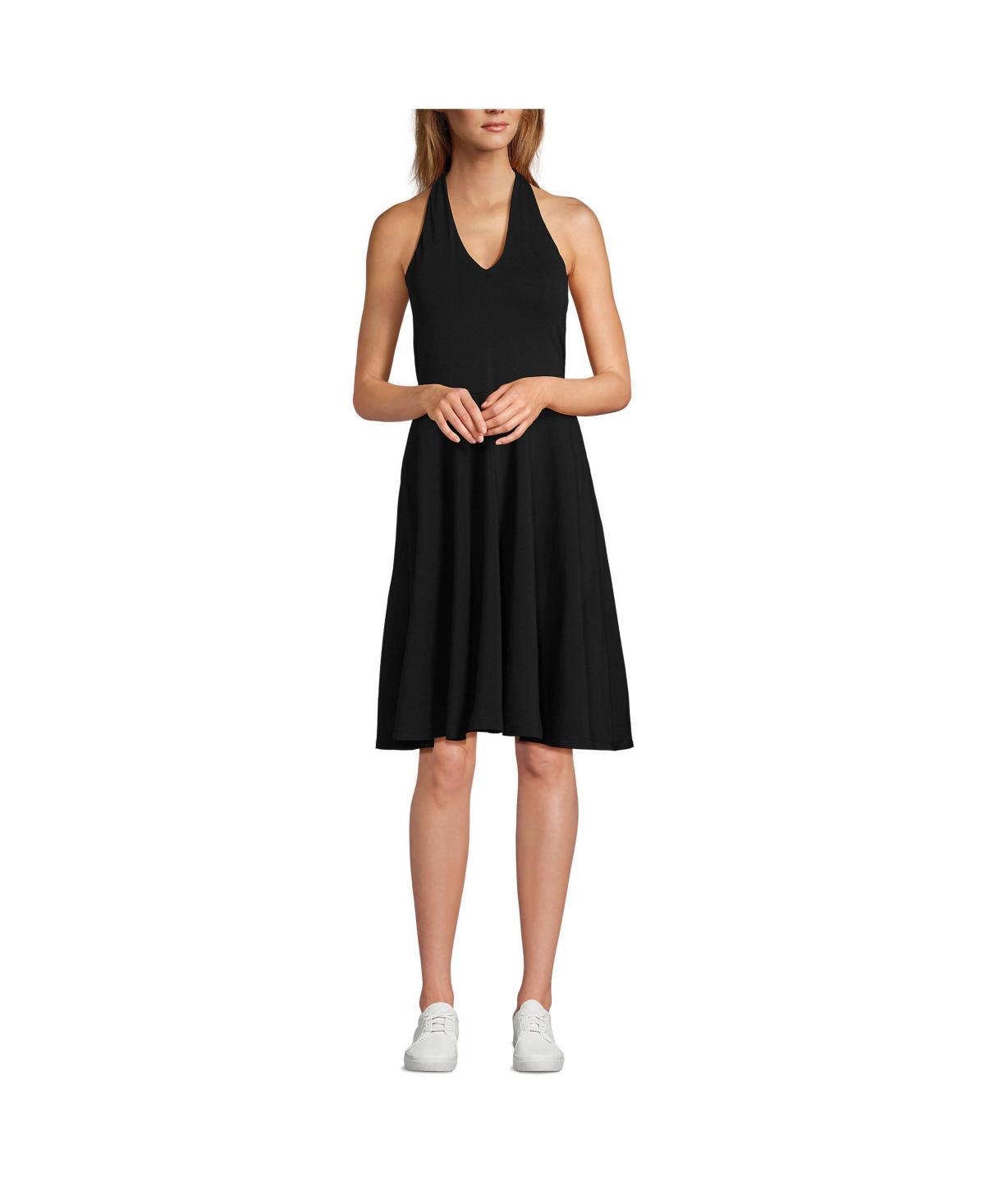 Womens Lands End Halter Knee Length Dress Product Image