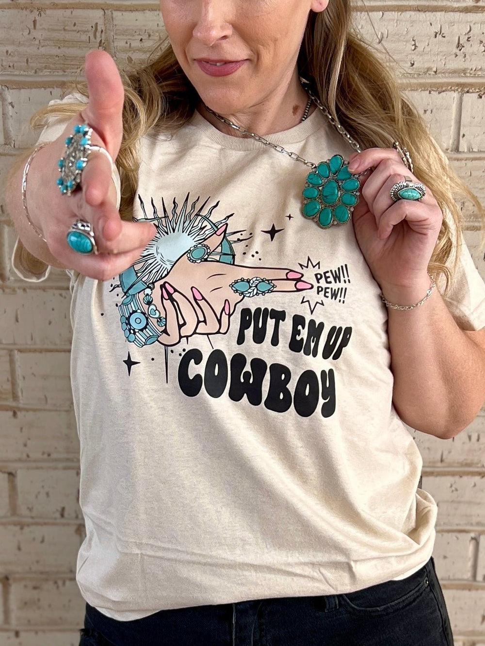 Put Em' Up Cowboy Graphic Tee* Product Image