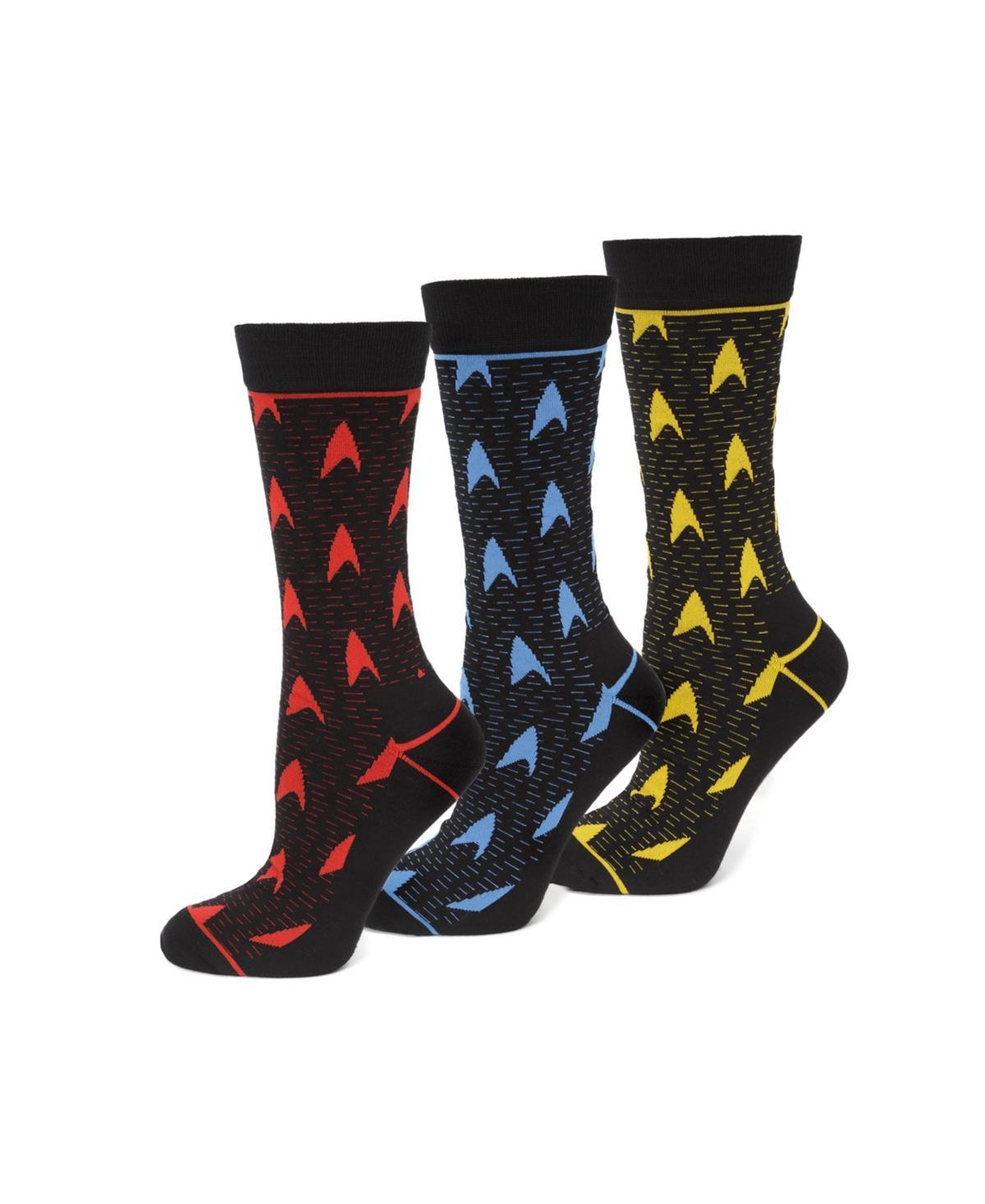 Star Trek 3 Pair Sock Gift Set, Black Product Image