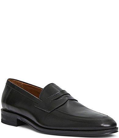 Mens Mr G Patent Leather Penny Loafers Product Image