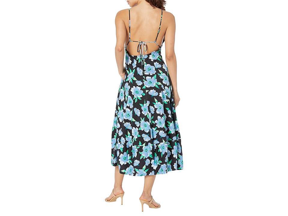 Free People Finer Things Printed Midi Dress Combo) Women's Clothing Product Image