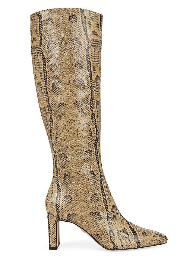 Womens Sylvia 70MM Leather Boots Product Image