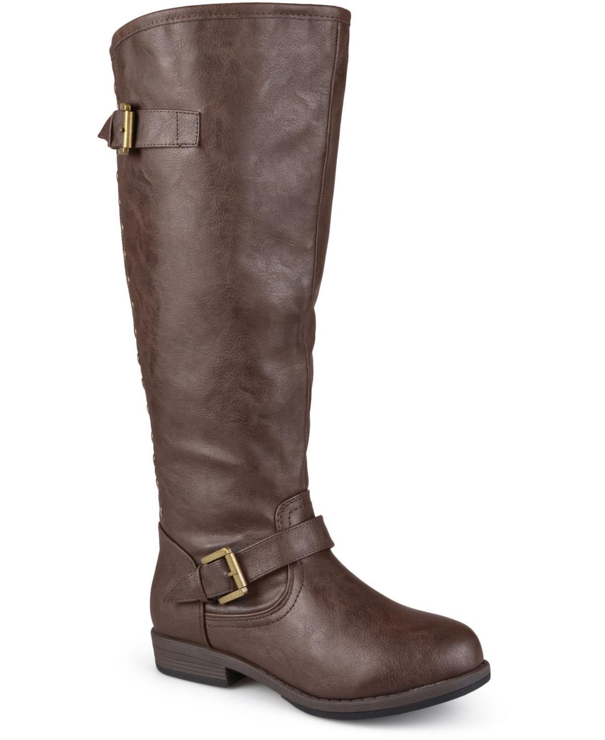 Journee Collection Womens Wide Calf Spokane Studded Knee High Boots Product Image