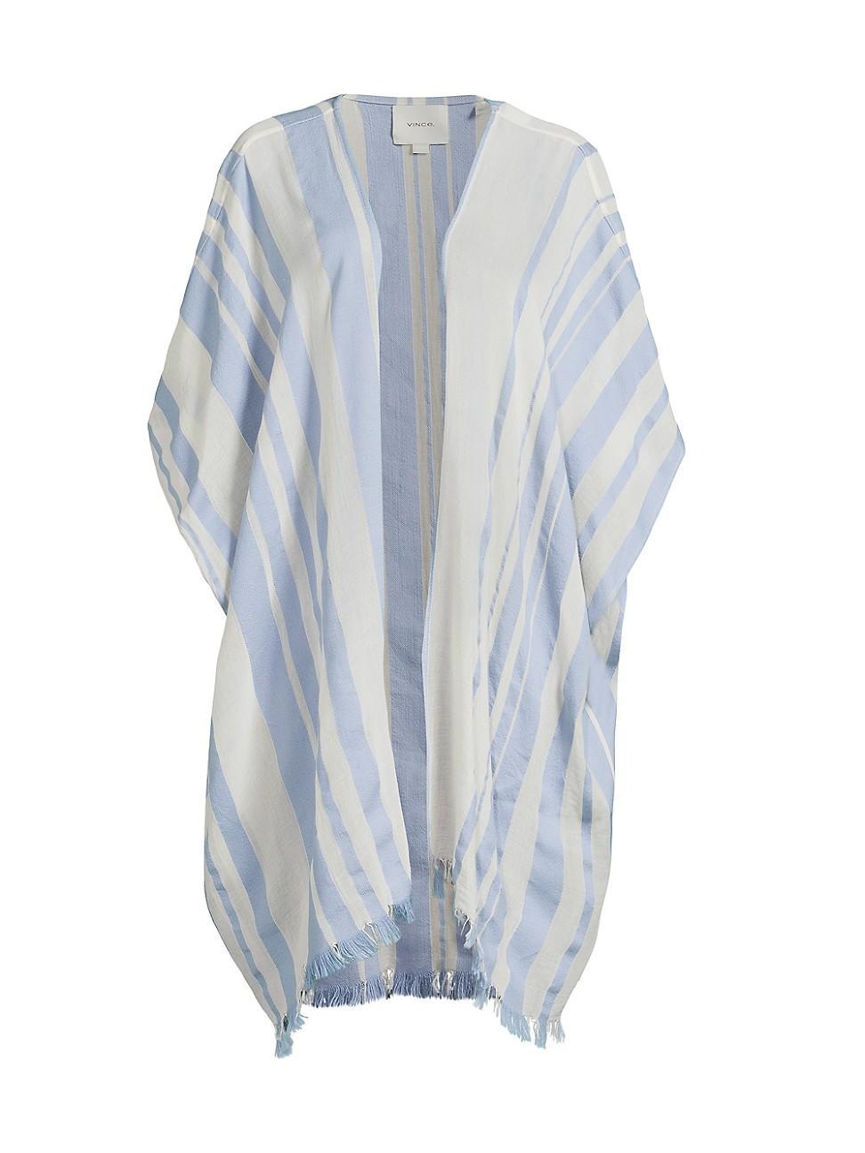 Womens Oversized Stripe Cotton Caftan Product Image