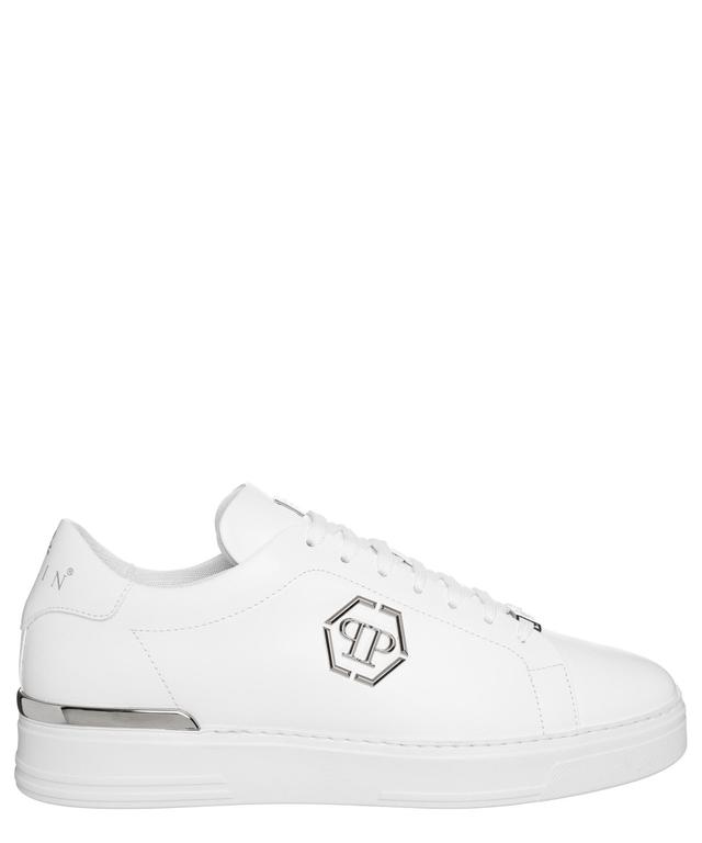 Hexagon Sneakers In White Product Image