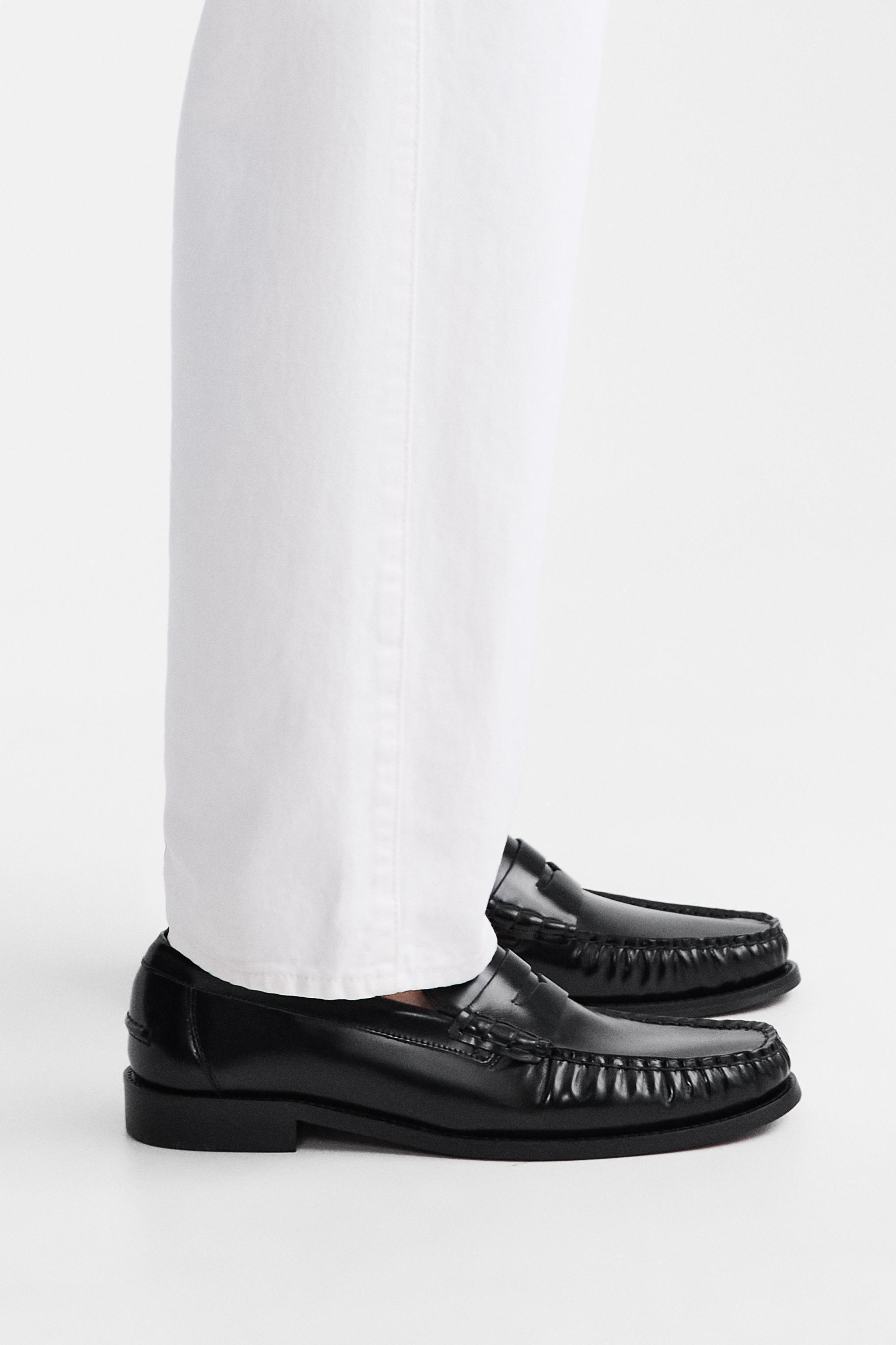 LEATHER SADDLE LOAFERS LIMITED EDITION Product Image