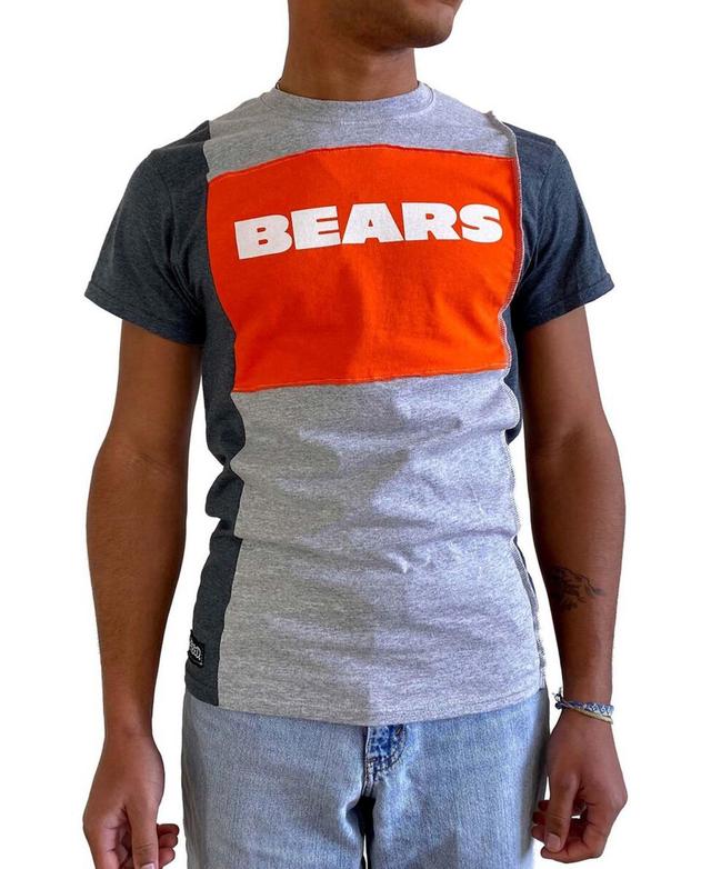 Mens Refried Apparel Heather Gray Chicago Bears Sustainable Split T-Shirt Product Image