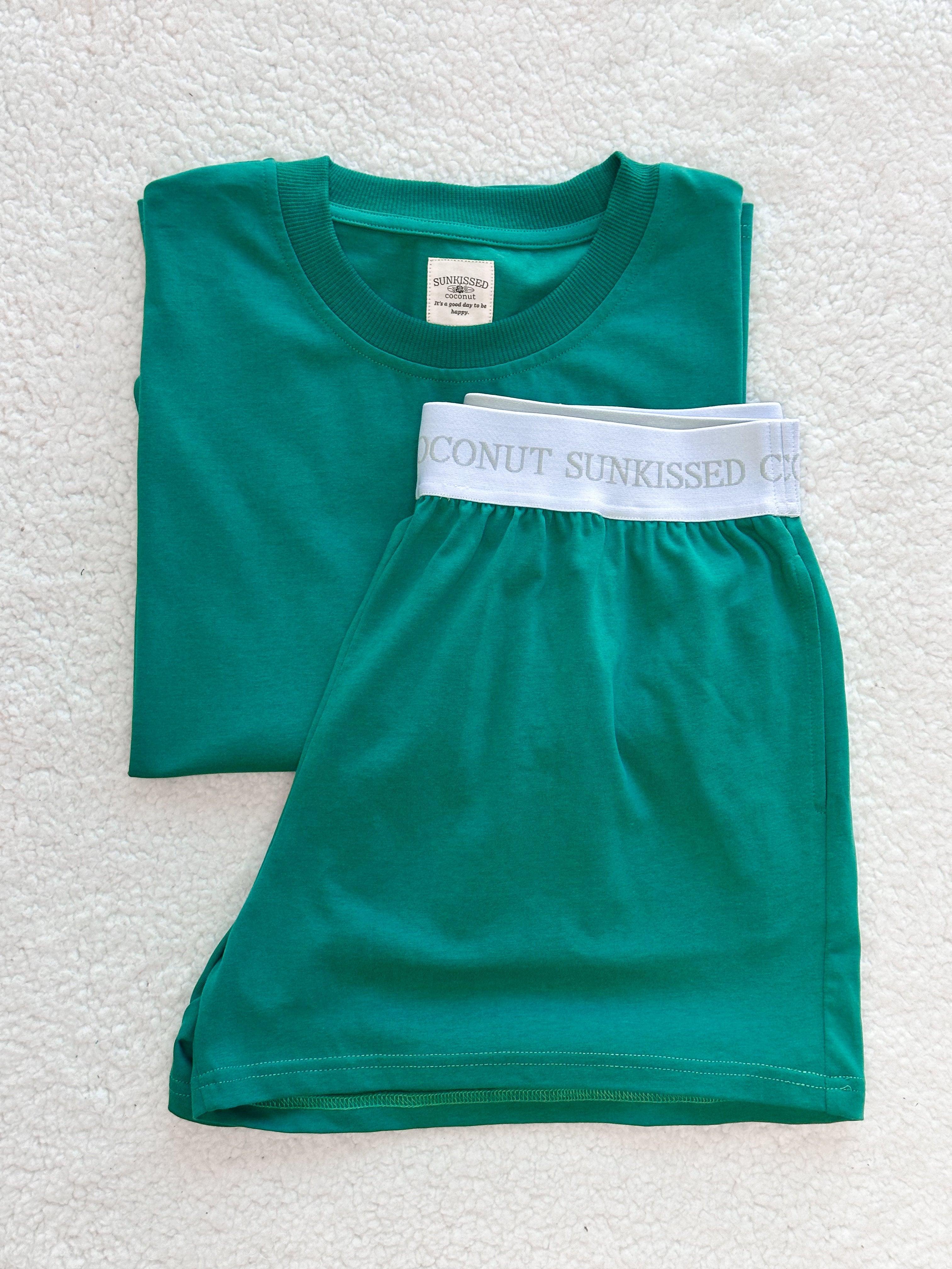 Bubbly Green Basic Blank Tee Product Image