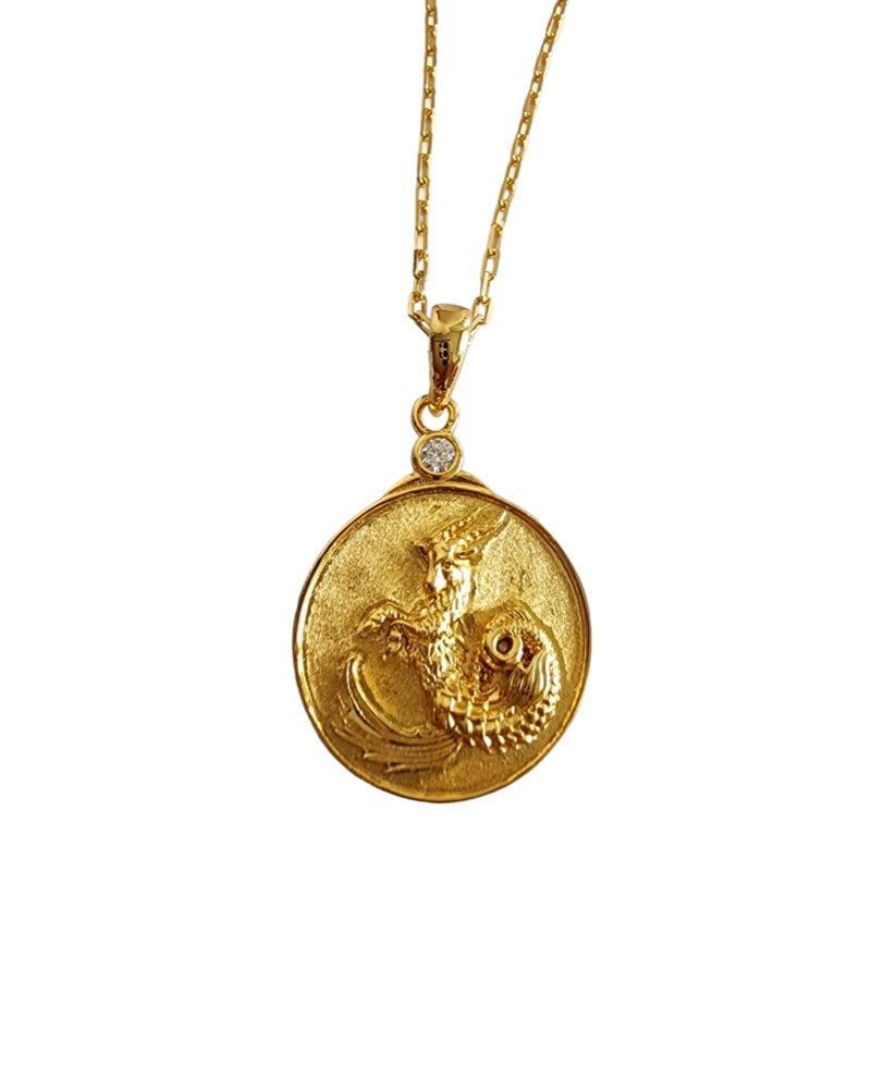 Zodiac Capricorn Necklace Female Product Image