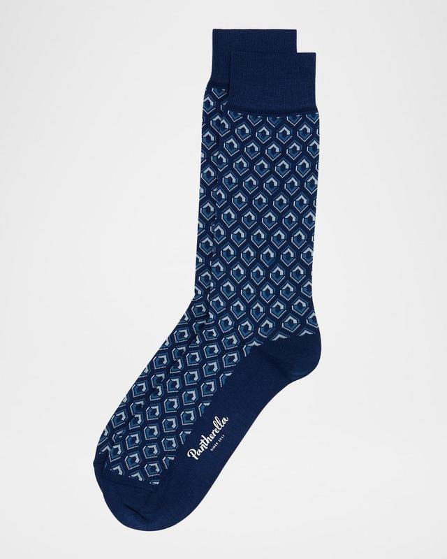 Men's Beckford Geometric Crew Socks Product Image