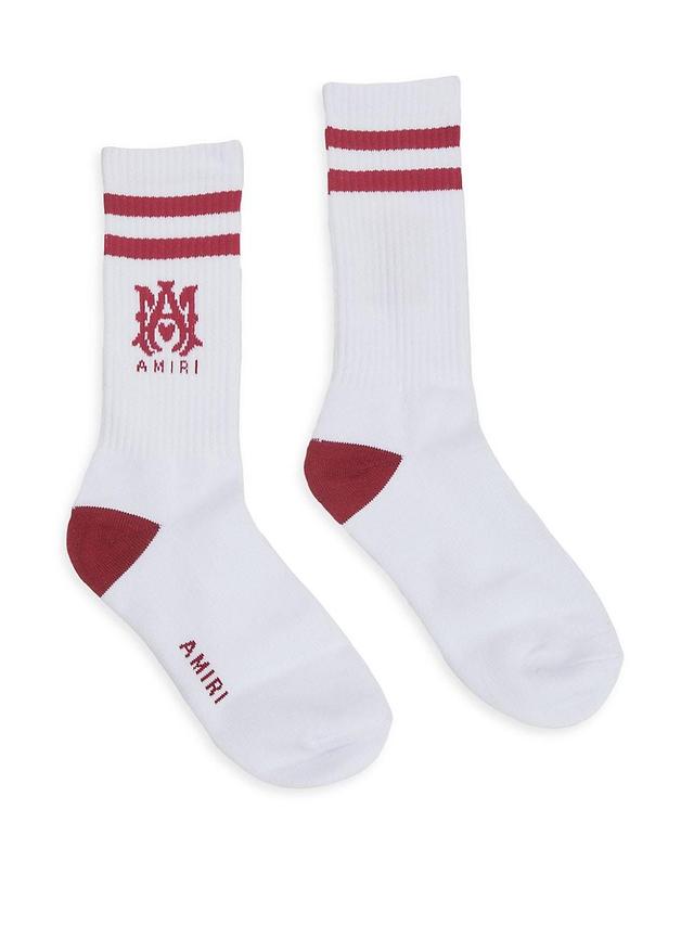 Mens MA Stripe Crew Socks Product Image