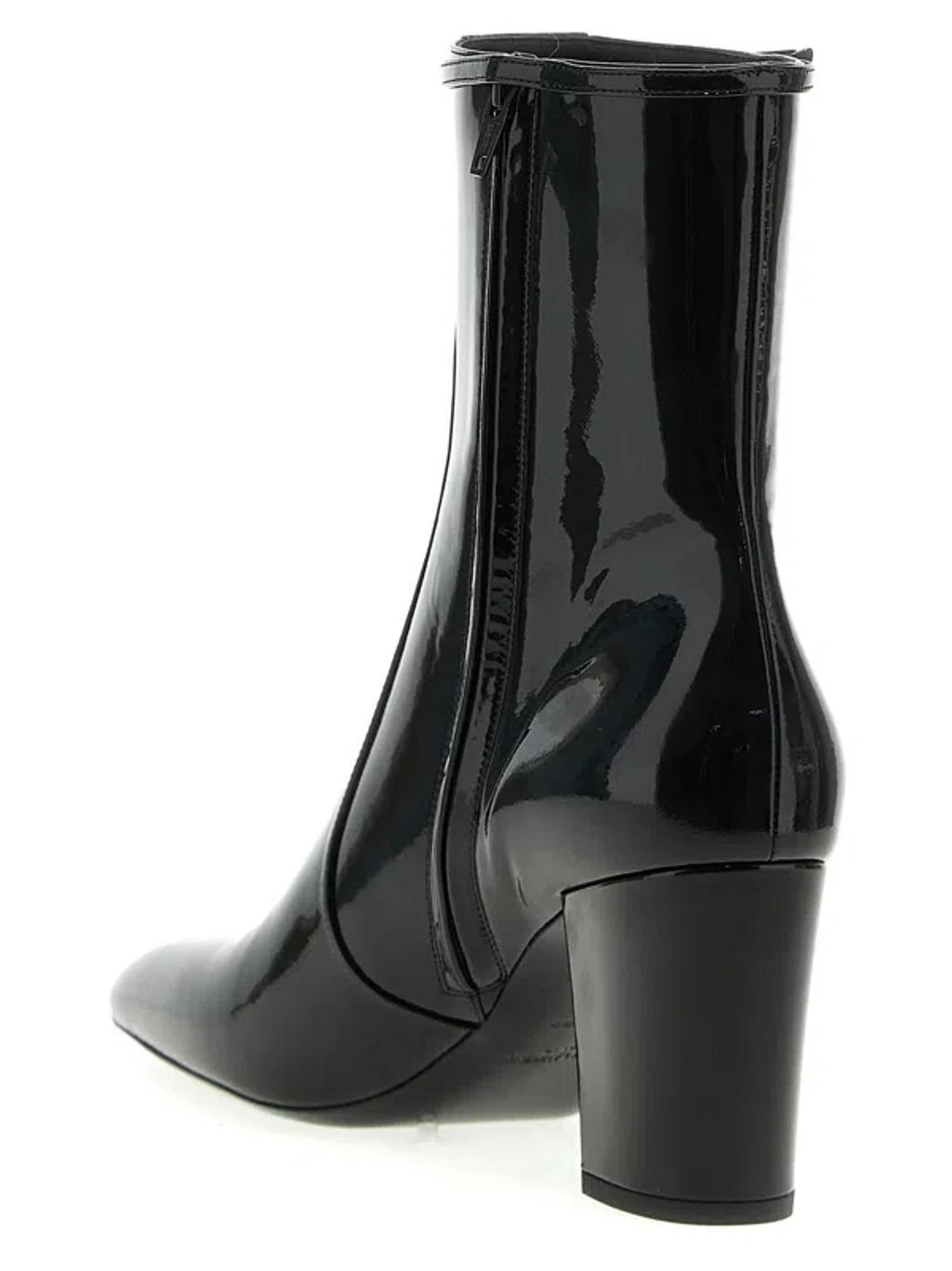 9cm Nappa Leather Boots In Black Product Image