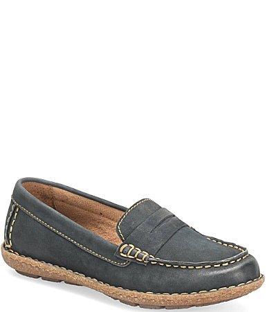 Born Nerina Suede Penny Loafers Product Image