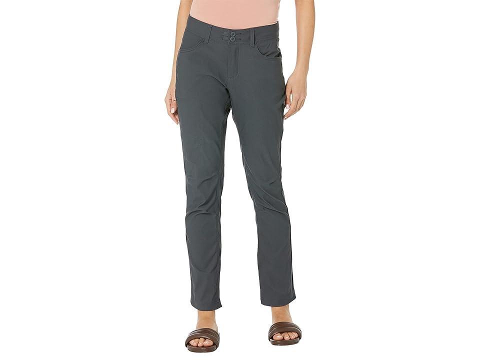 Prana Halle Straight Pants II (Coal) Women's Clothing Product Image