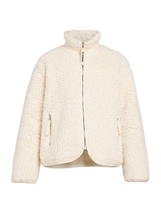 Cotton Teddy Zip Jacket Product Image