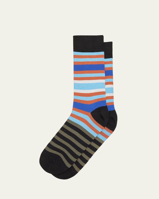 Mens George Stripe Crew Socks Product Image