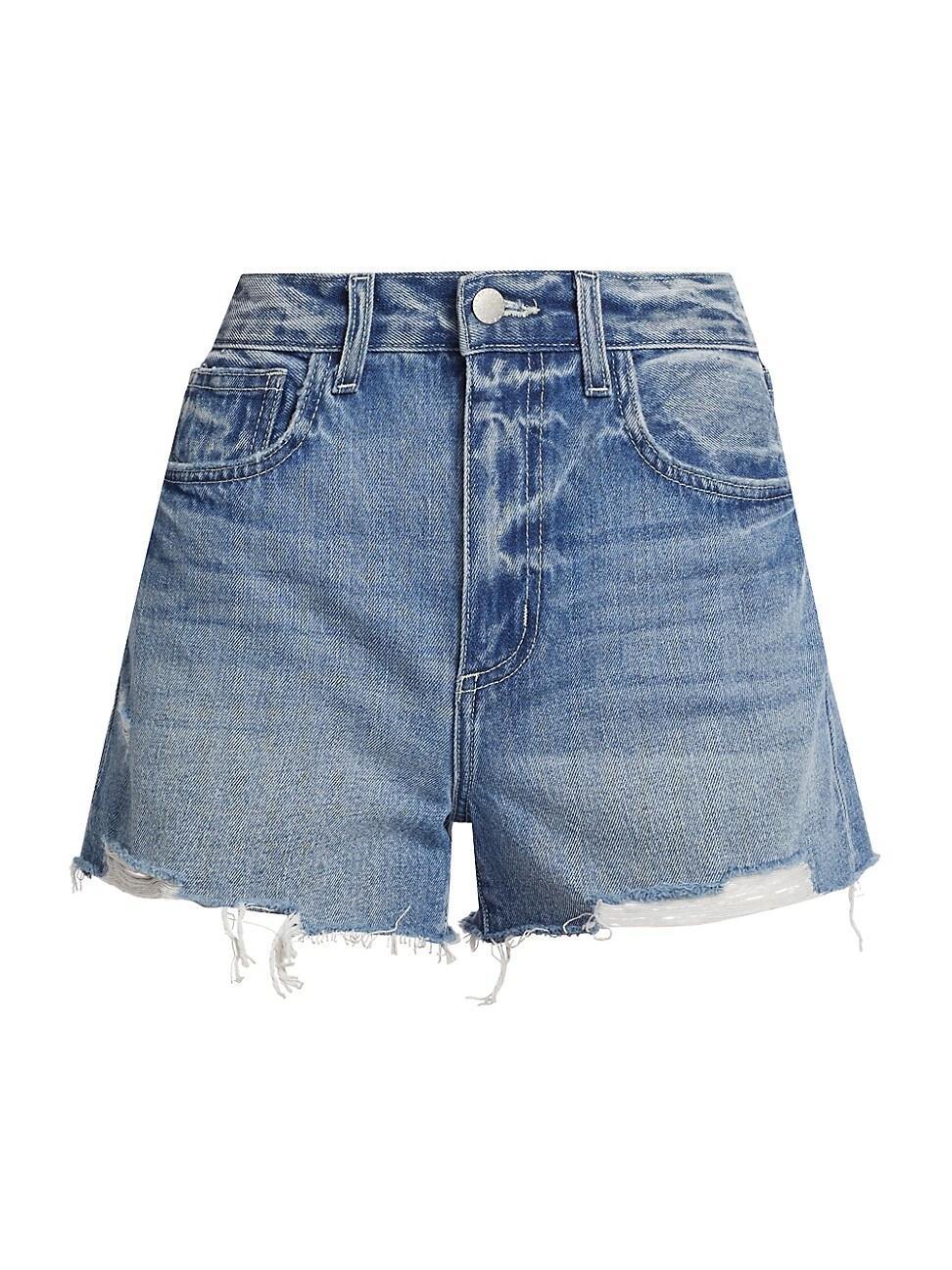 Womens Beck High-Rise Denim Shorts Product Image