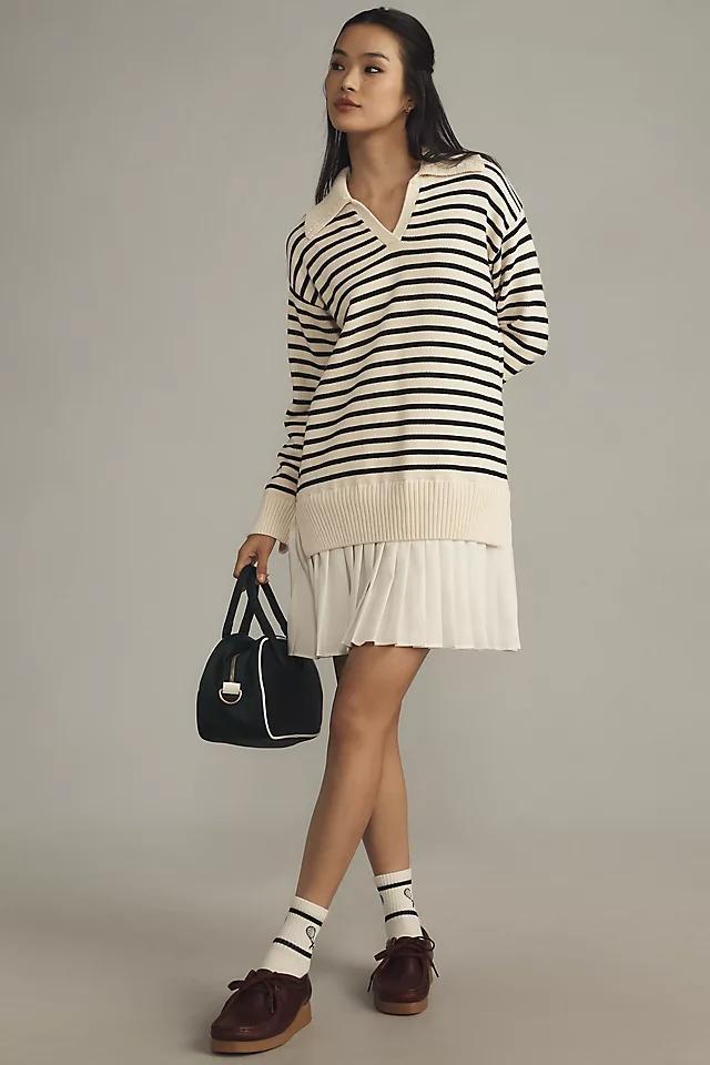 English Factory Twofer Polo Sweater Dress Product Image