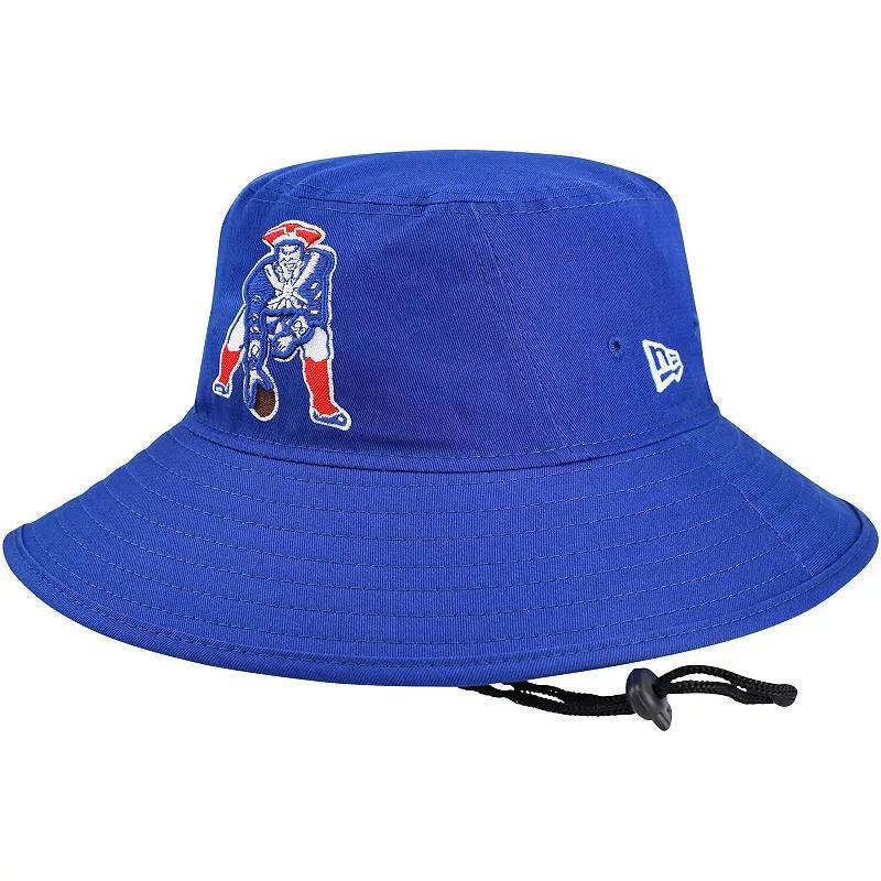 Mens New Era Royal New England Patriots Main Bucket Hat Product Image