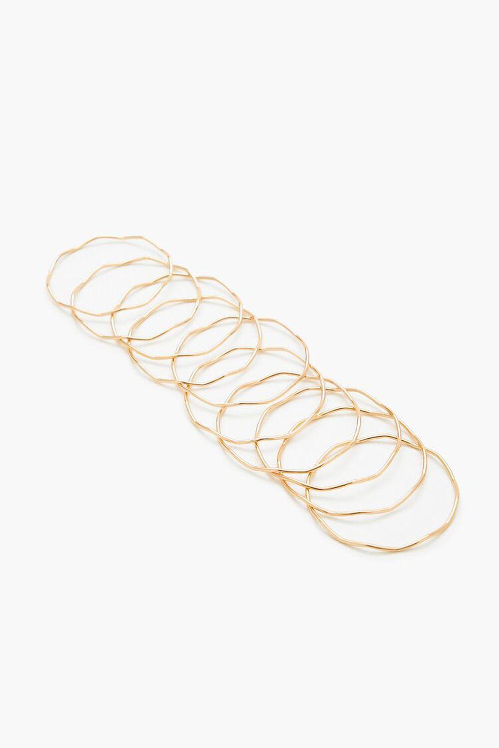 Wavy Bangle Bracelet Set | Forever 21 Product Image