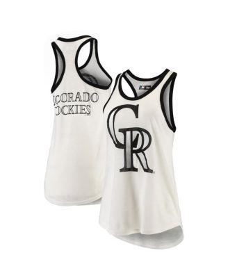 Womens G-III 4Her by Carl Banks Colorado Rockies Tater Racerback Tank Top Product Image