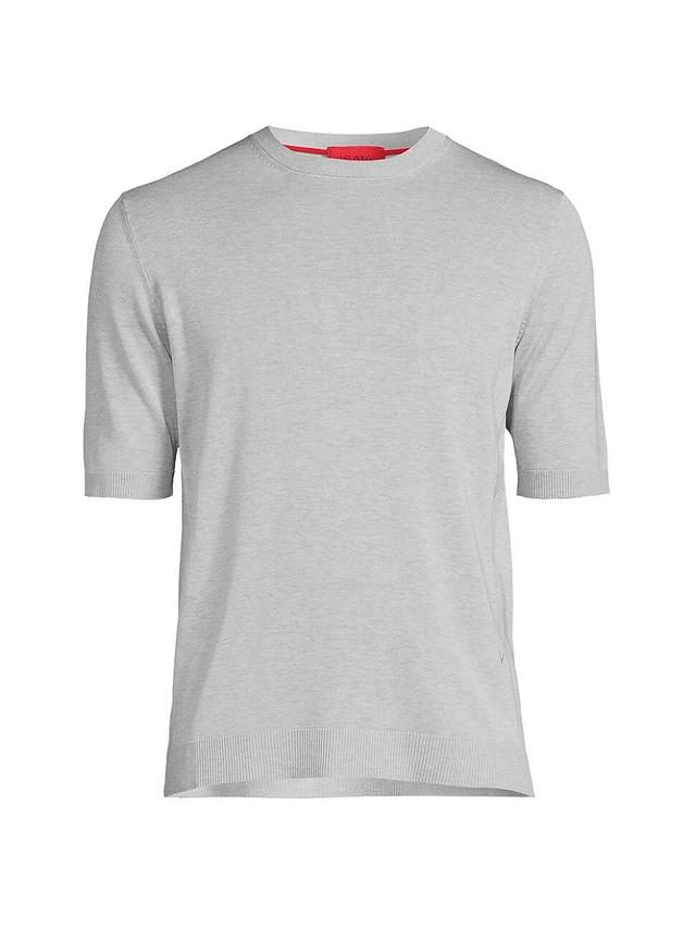 Mens Opacum Short-Sleeve Silk Knit T-Shirt Product Image