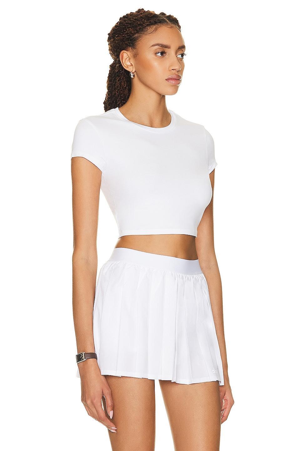 alo Soft Crop Finesse Short Sleeve Top Product Image