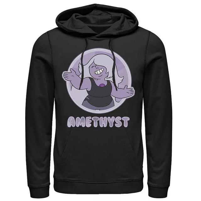 Mens Cartoon Network Steven Universe Amethyst Character Badge Hoodie Product Image