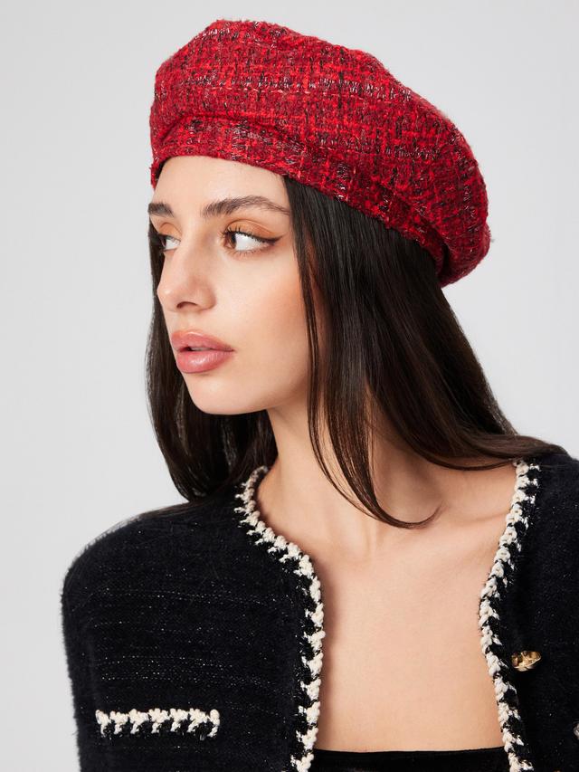 TWEED BERET HAT Product Image