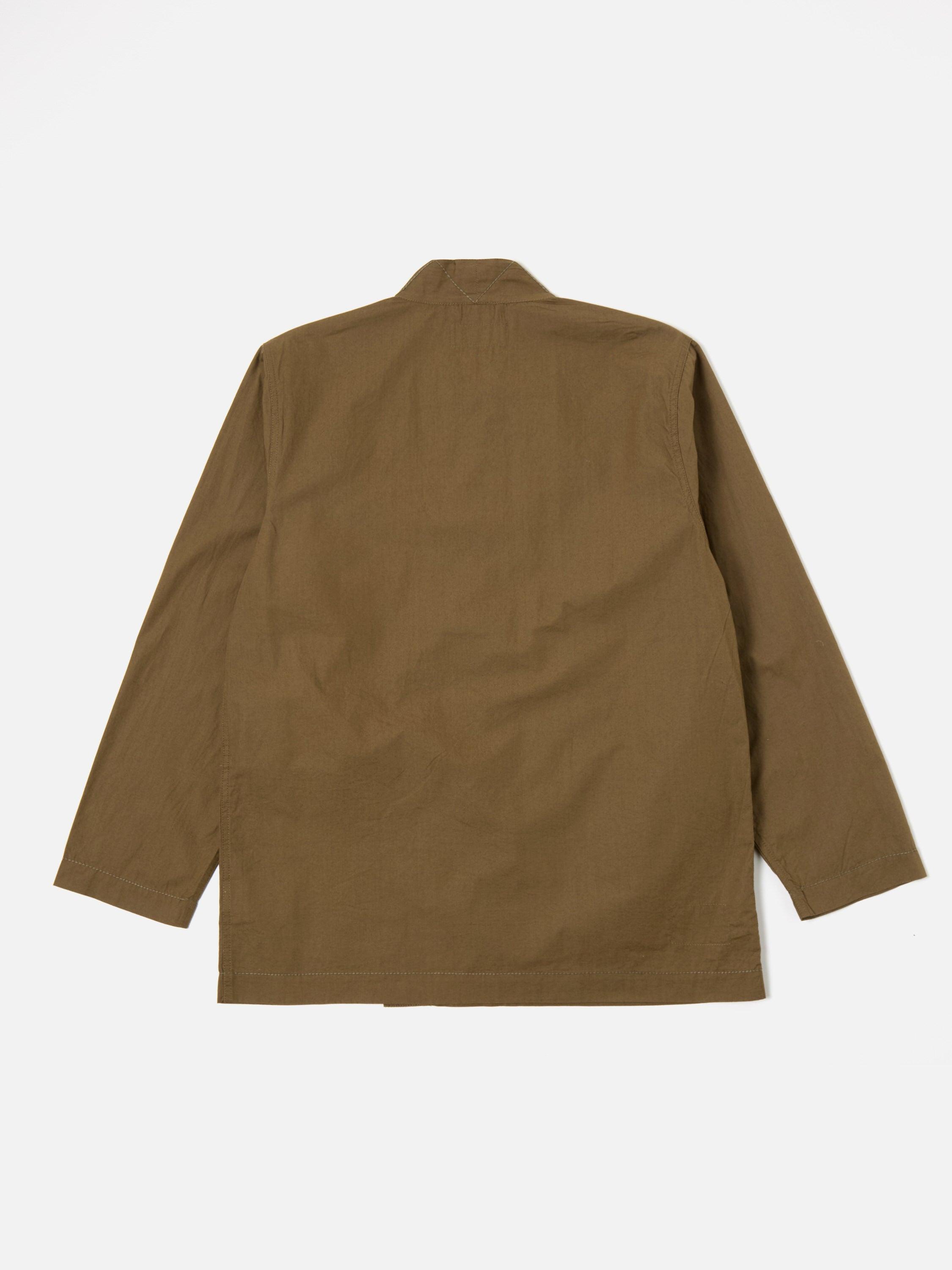 Universal Works Osaka Work Jacket in Khaki Broad Cloth Product Image