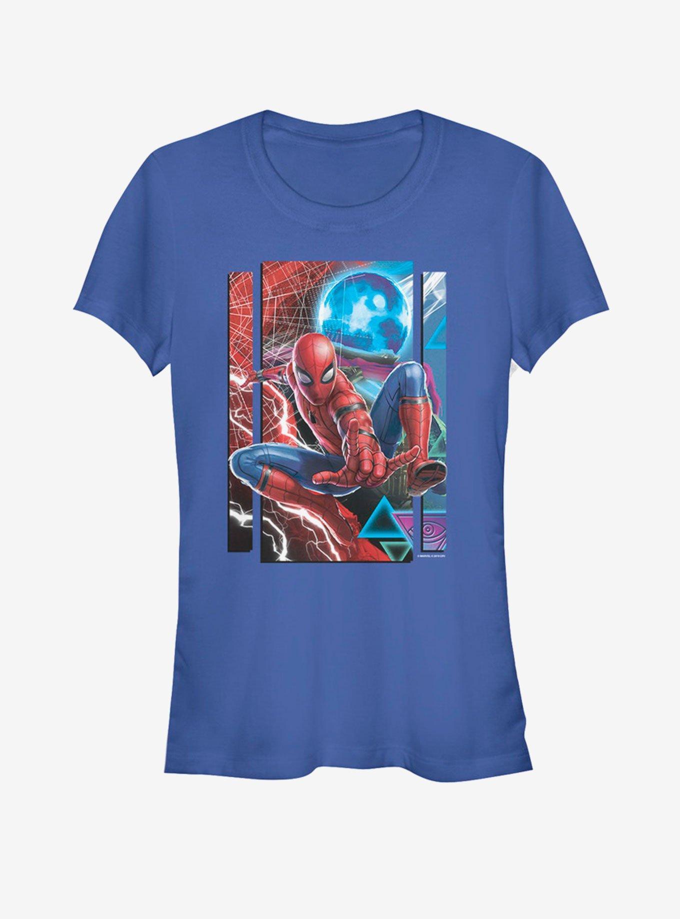 Marvel Spider-Man Far From Home Spider Mysterio Slash Girls T-Shirt Product Image