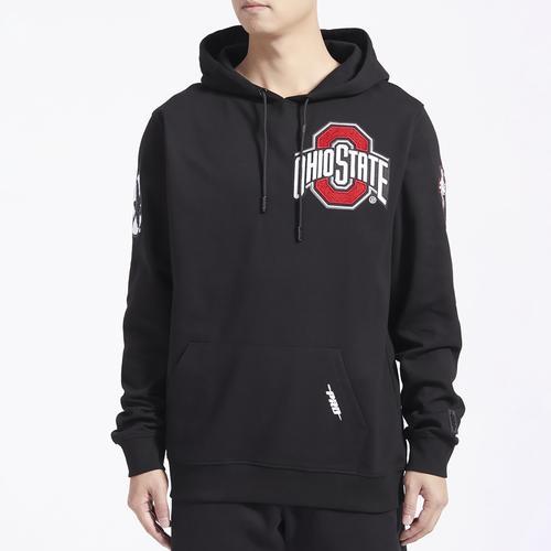 Pro Standard Mens Ohio State Classic Pullover Hoodie - Black/Red Product Image