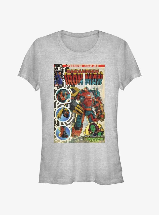 Marvel What If...? Sakaarian Iron Man Comic Poster Girls T-Shirt Product Image