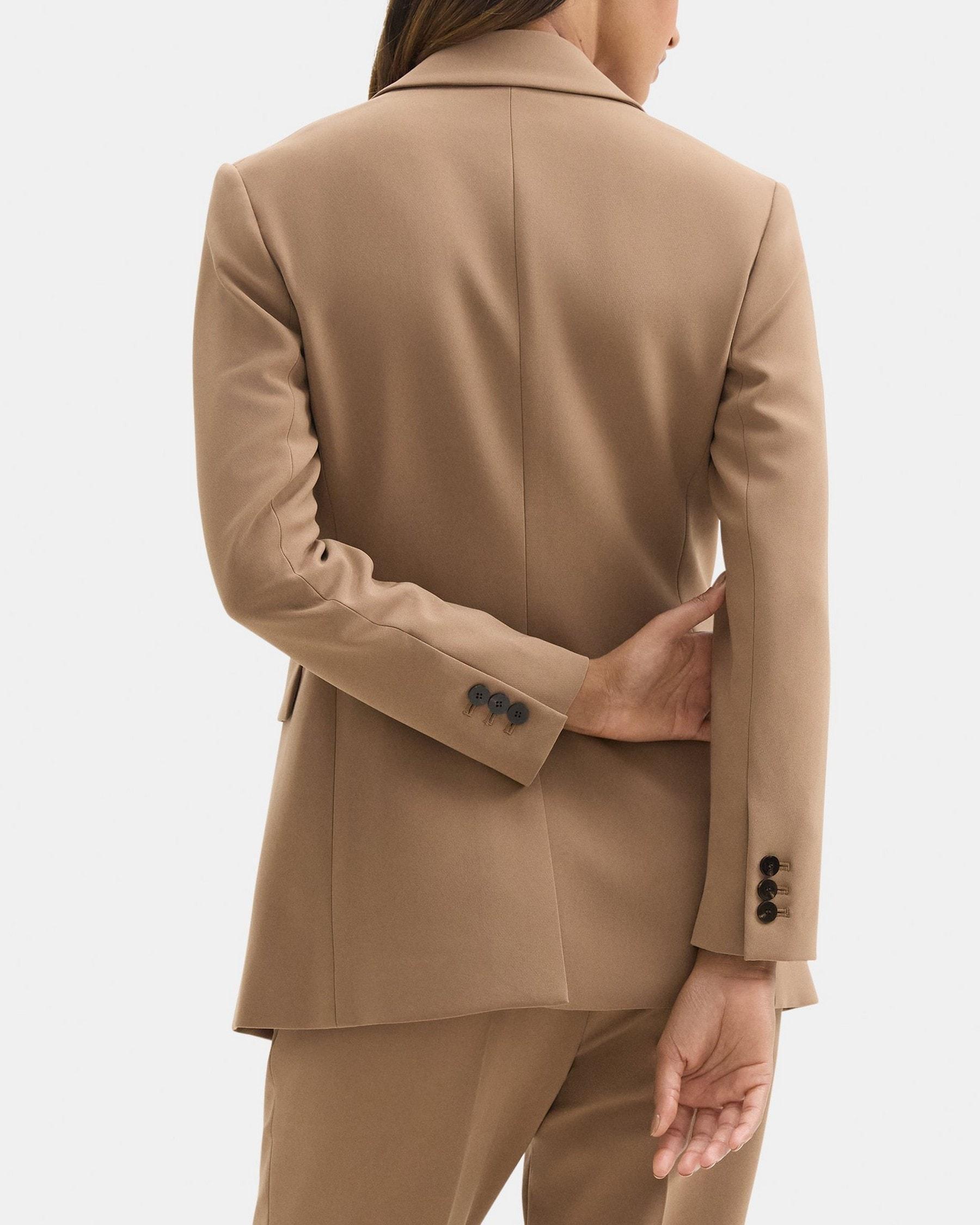 Single-Breasted Blazer in Crepe Product Image