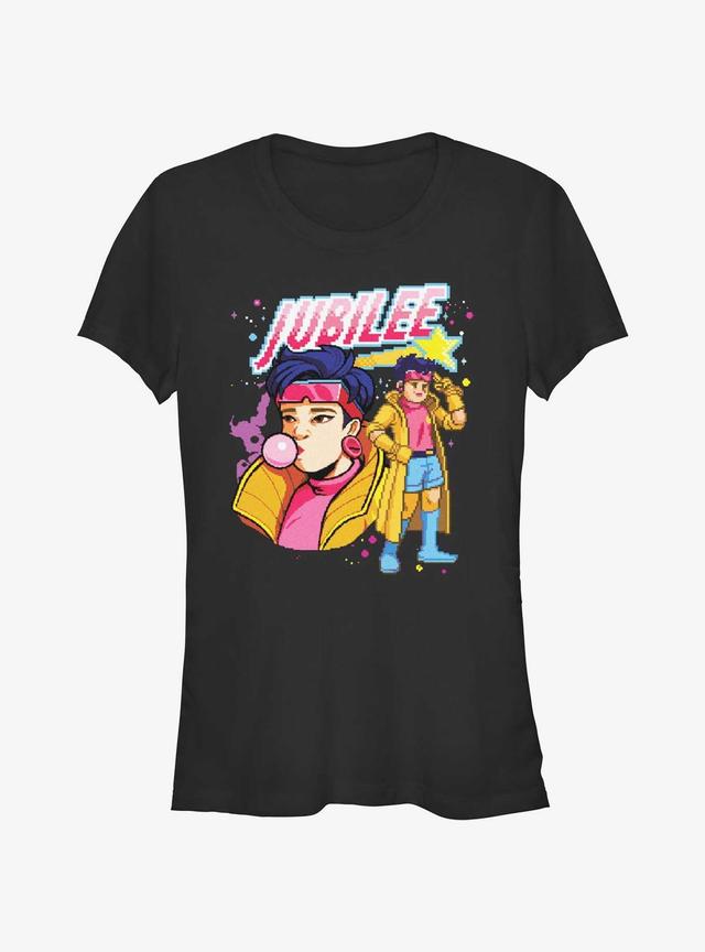 Marvel X-Men '97 Pixel Jubilee Girls T-Shirt Product Image