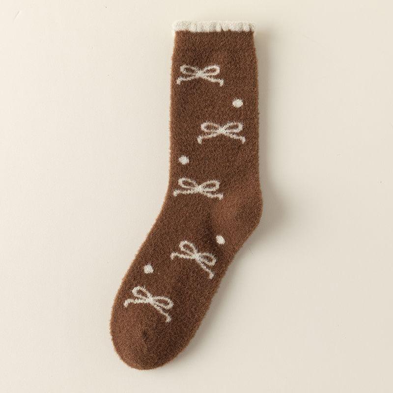 Bow Crew  Socks Product Image