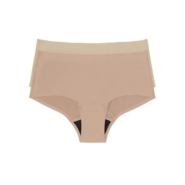 Womens the natural Leakproof Boyshort Panty 2 Pack 6058 Product Image