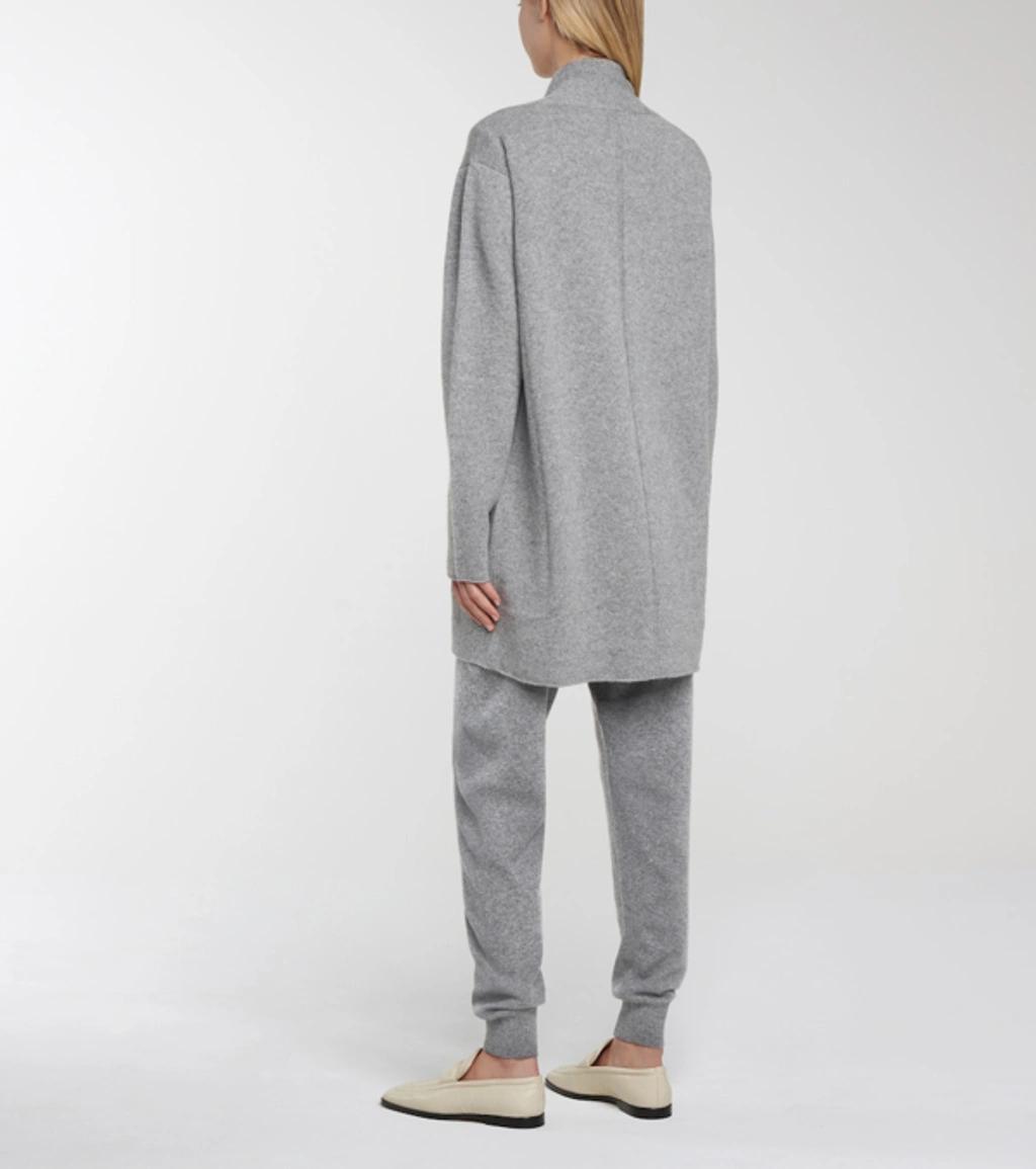 THE ROW Fulham Cashmere Open Front Cardigan In Medium Heather Grey Product Image