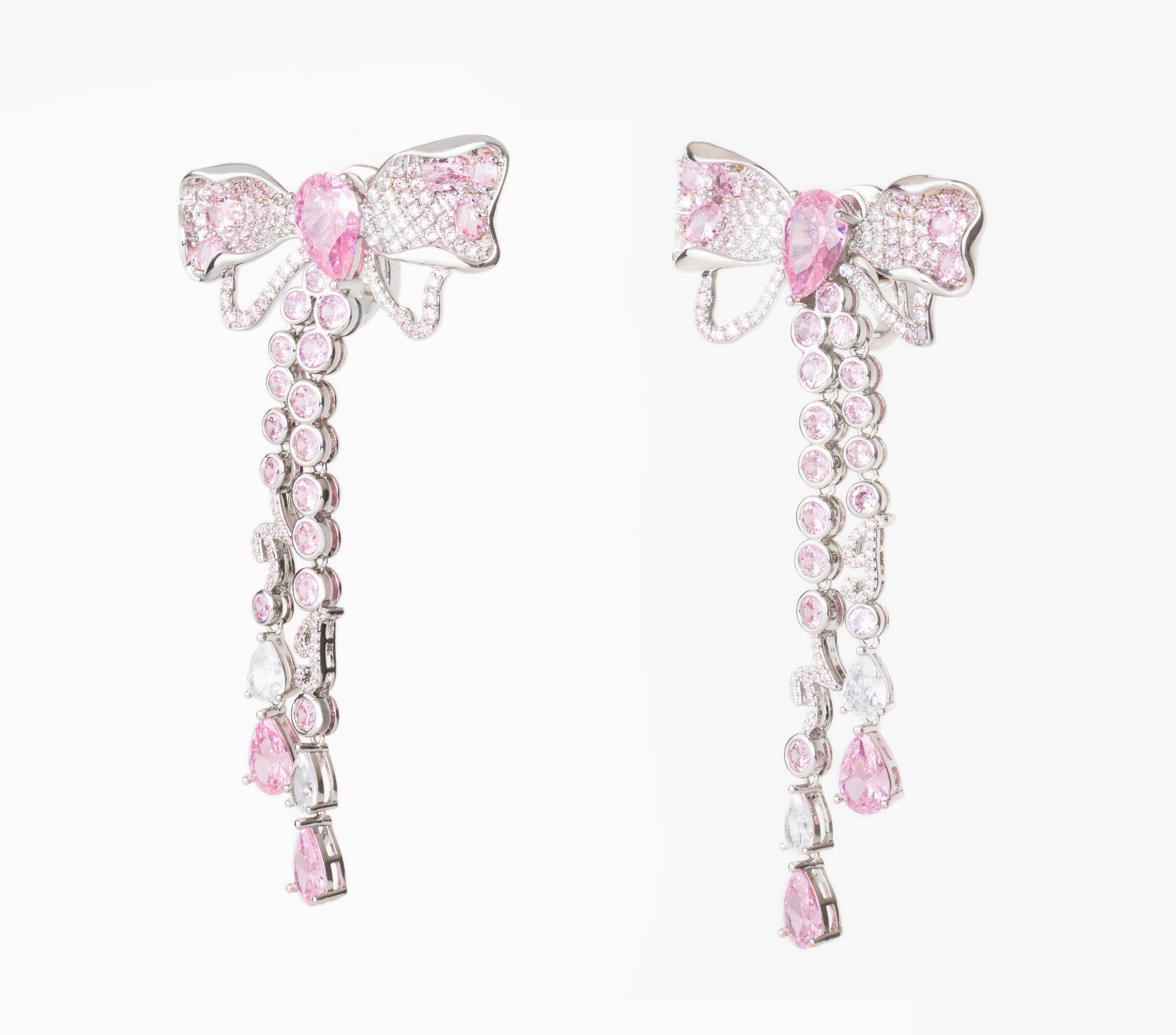 Pink Dakota Butterfly Earrings (Final Sale) Product Image