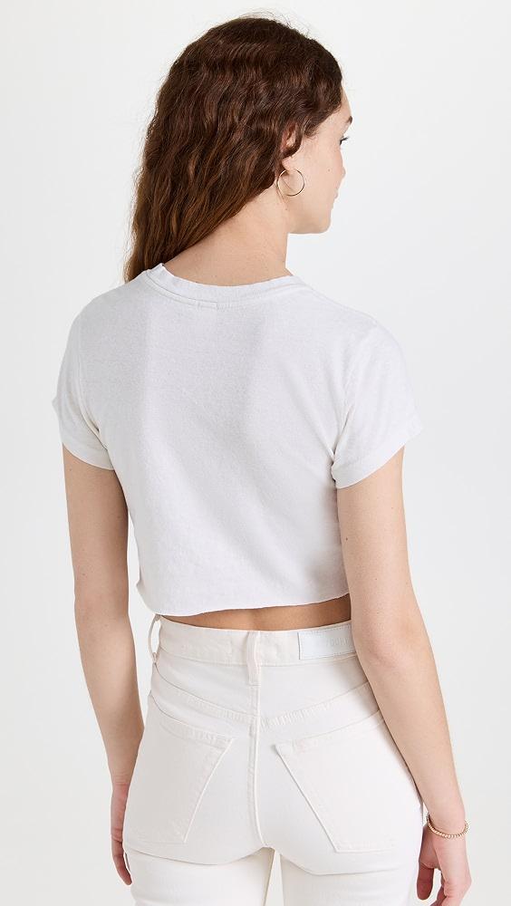 RE/DONE Cropped 60s Slim Tee | Shopbop Product Image