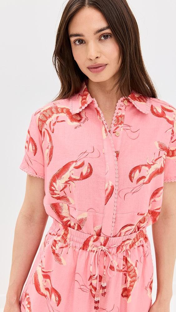 FARM Rio Lobsters Shirt | Shopbop Product Image