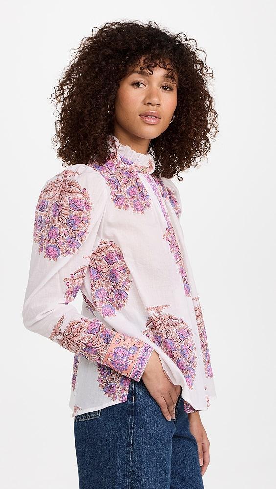 Alix of Bohemia Annabel Fig Flower Shirt | Shopbop Product Image