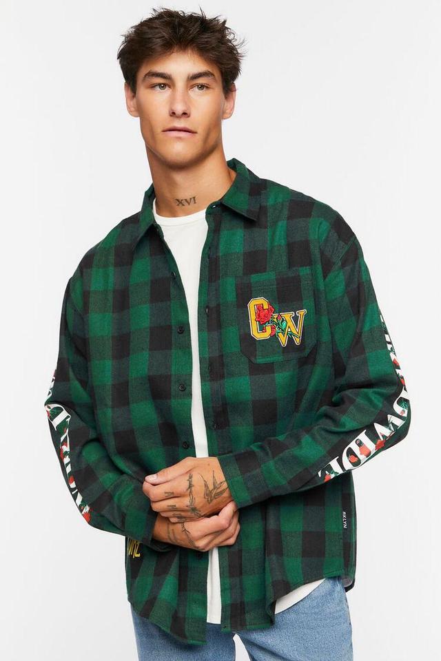 Culture Graphic Plaid Shirt | Forever 21 Product Image