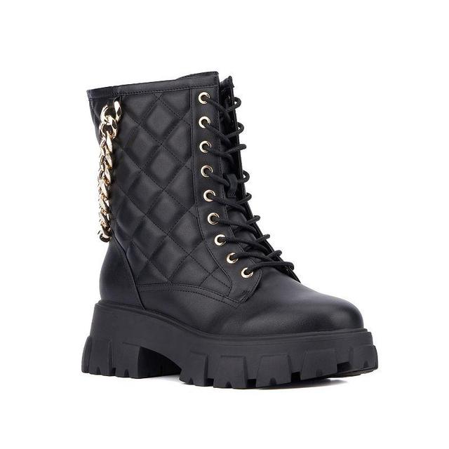 Womens Fashion to Figure Jane Wide-Width Combat Boots Product Image