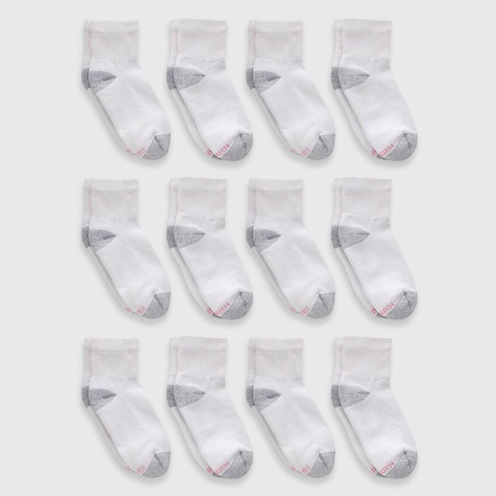 Hanes Womens 10+2 Bonus Pack Cushioned Ankle Socks 5-9 Product Image