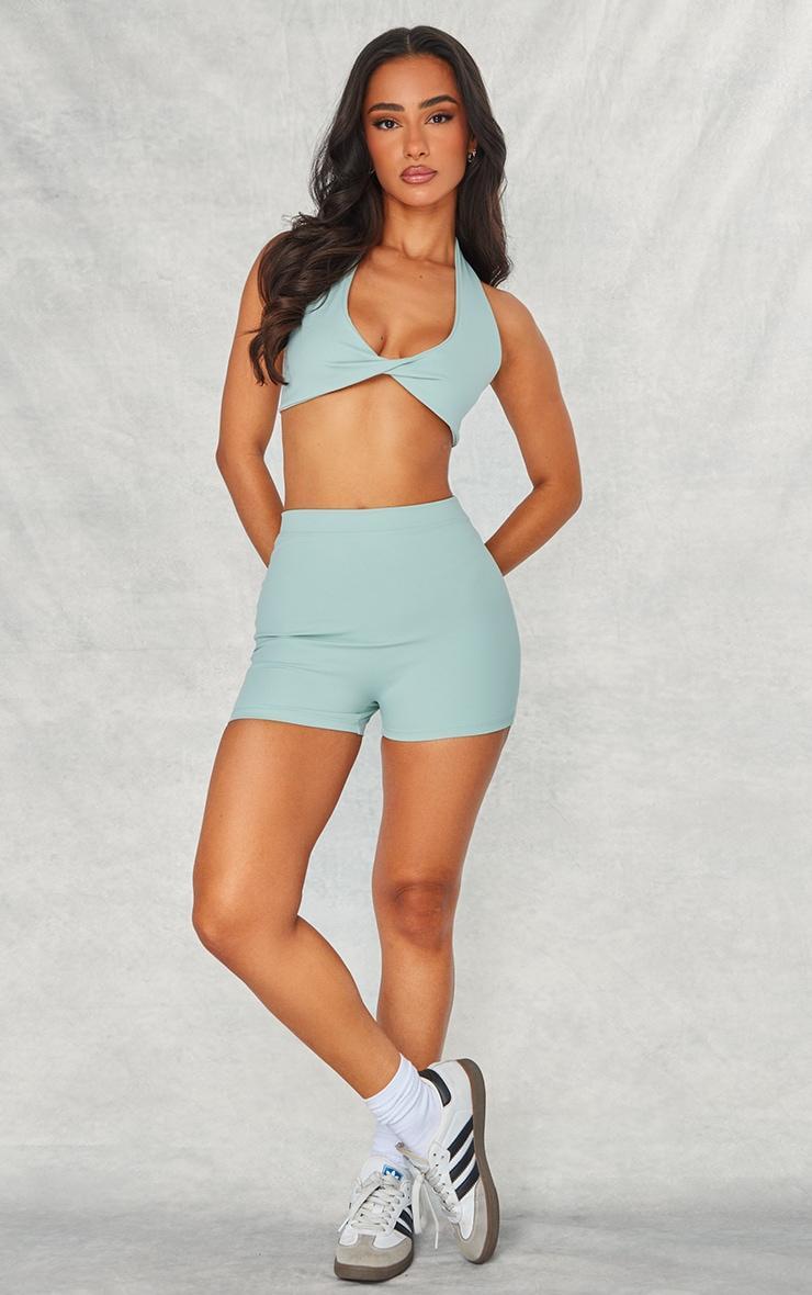 Petite Green Snatched Sculpt Hotpants Product Image