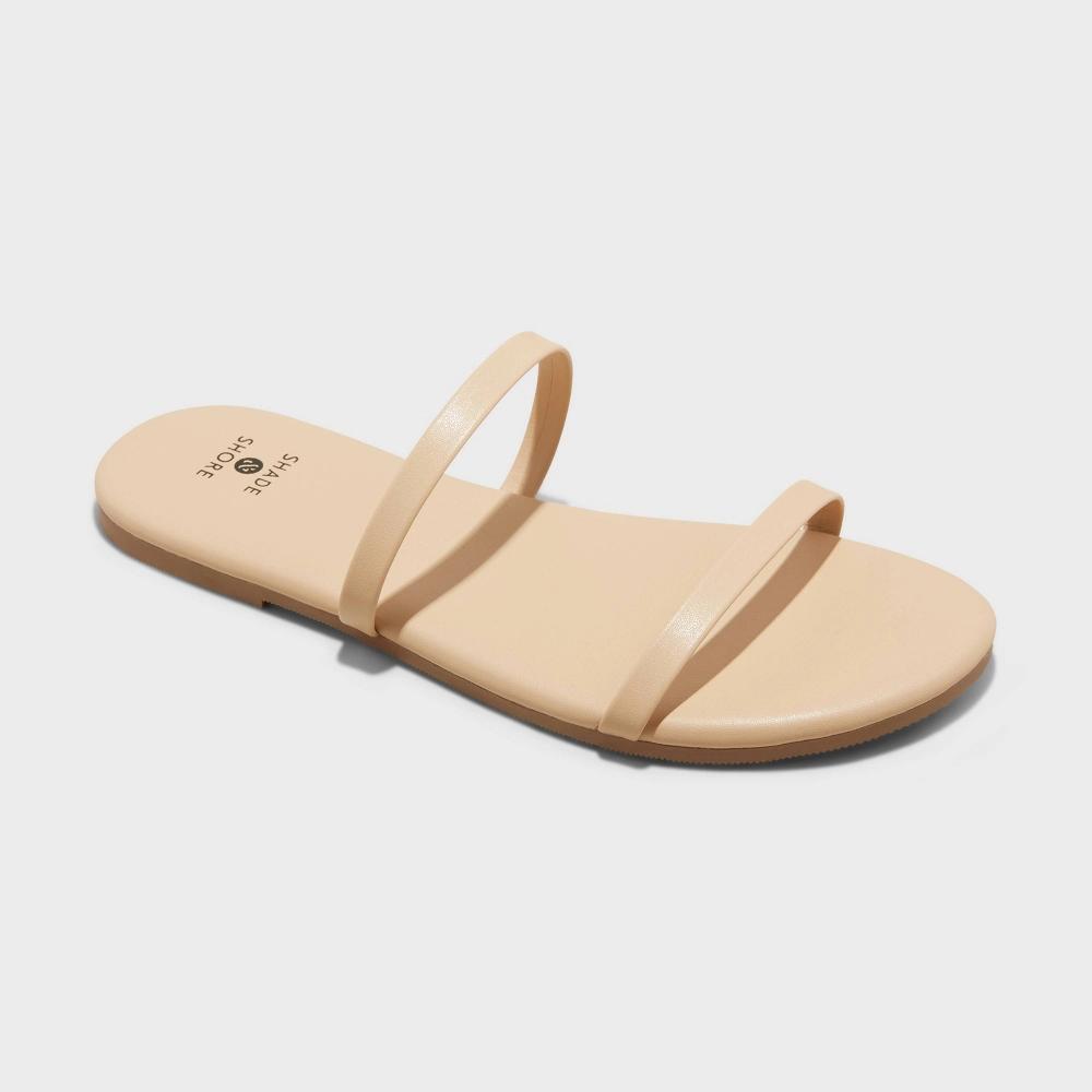 Womens Indi Slide Sandals - Shade & Shore Tan 12 Product Image