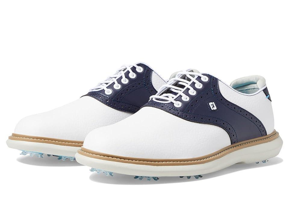 FootJoy Traditions Golf Shoes (White Men's Shoes Product Image